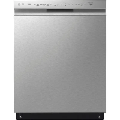 LG 24 inch Front-Control Built-In Stainless Steel Dishwasher | Electronic Express