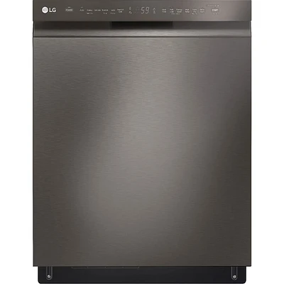 LG dBA Stainless Front Control Dishwasher with QuadWash | Electronic Express