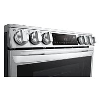 LG 6.3 Cu. Ft. Stainless Smart InstaView® Electric Slide-In Range | Electronic Express