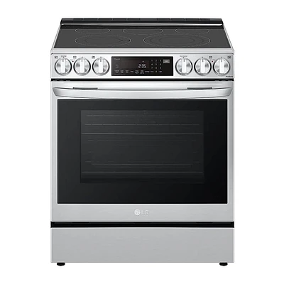 LG 6.3 Cu. Ft. Stainless Smart InstaView® Electric Slide-In Range | Electronic Express