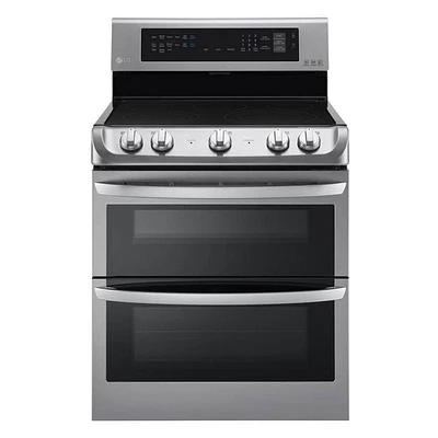 LG LDE4413ST 7.3 Cu. Ft. Double Oven Stainless Steel Electric Range | Electronic Express