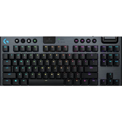 Logitech G915 TKL Tenkeyless Lightspeed Wireless RGB Mechanical Gaming Keyboard | Electronic Express