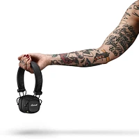 Marshall Major IV On-Ear Wireless Bluetooth Headphones- Black | Electronic Express