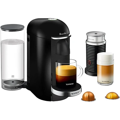 Nespresso VertuoPlus Deluxe Coffee and Espresso Machine Bundle- BNV450BLK  | Electronic Express