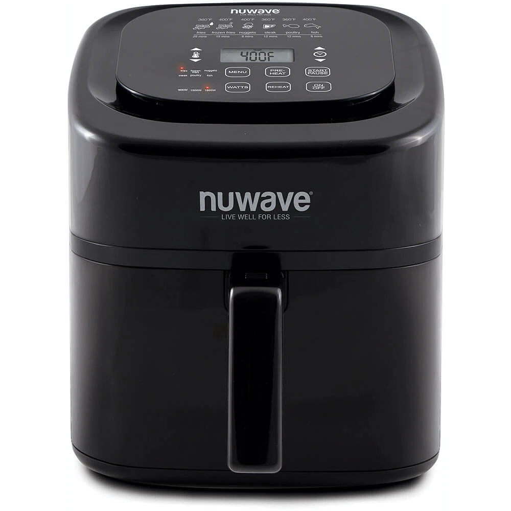 Nuwave 6-QT Digital Air Fryer in Black- 37001 | Electronic Express