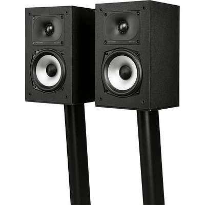Polk Audio Monitor XT15 (Pair) Black Compact High-Resolution Bookshelf Loudspeakers | Electronic Express
