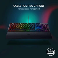 Razer Blackwidow V3 Gaming Keyboard with RGB Backlighting - Black | Electronic Express