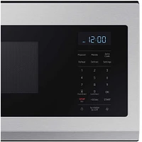 Samsung 1.1 Cu. Ft. Low Profile Over the Range Stainless Steel Microwave | Electronic Express