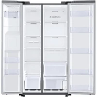Samsung RS27T5200SR 27.4 Cu.Ft. Stainless Side-by-Side Refrigerator | Electronic Express