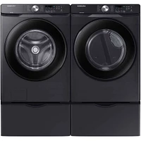 Samsung 4.5 Cu. Ft. Black Stainless Steel Front Load Washer | Electronic Express
