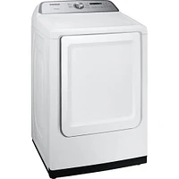 Samsung 7.4 Cu. Ft. White HE Top Load Gas Dryer with Sensor Dry | Electronic Express