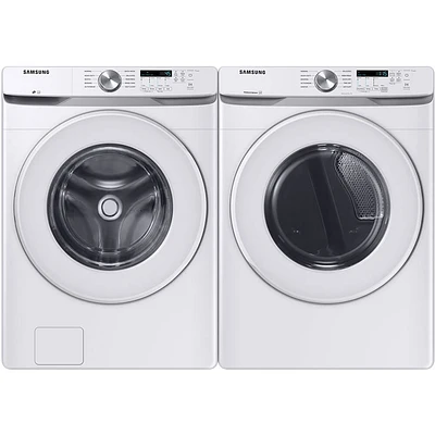 Samsung White Front Load Laundry Package  | Electronic Express