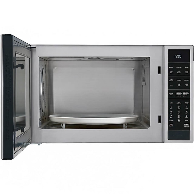 Sharp SMC1585BS 1.5 Cu. Ft. Stainless Countertop Convection Microwave | Electronic Express