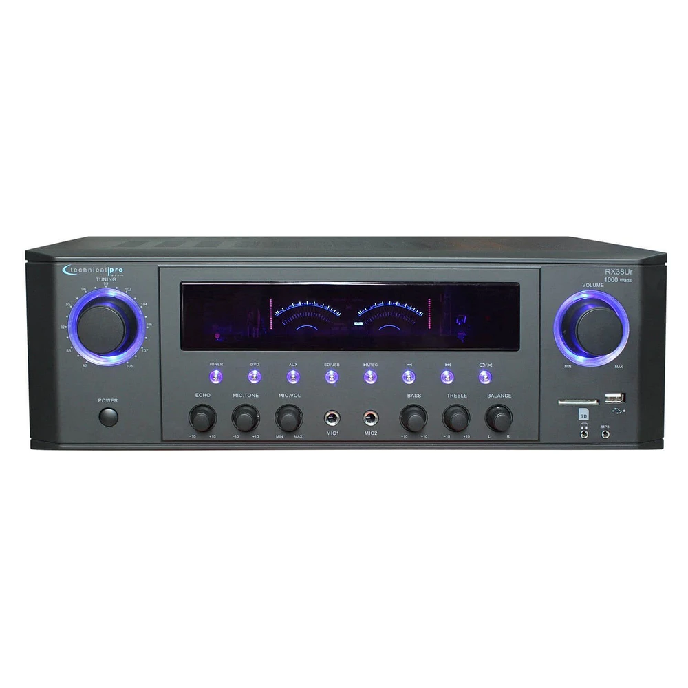Technical Pro RX38UR Professional Stereo Receiver | Electronic Express