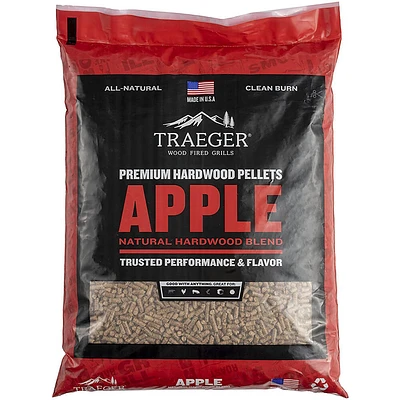 Traeger 20LB Apple BBQ Hardwood Pellets | Electronic Express