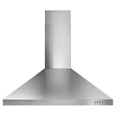 Whirlpool WVW53UC0FS 30 in. Contemporary Stainless Steel Wall Mount Range Hood - OPEN BOX | Electronic Express