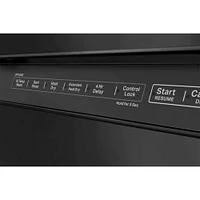 KitchenAid 39 dBA Black Dishwasher with Third Level Utensil Rack  | Electronic Express