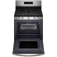 Whirlpool 5.0 Cu. Ft. Stainless Gas 5-in-1 Air Fry Oven | Electronic Express