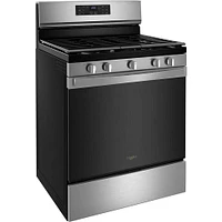 Whirlpool 5.0 Cu. Ft. Stainless Gas 5-in-1 Air Fry Oven | Electronic Express