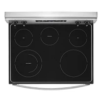 Whirlpool WFE505W0JS 5.3 Cu.Ft. Stainless Freestanding Electric Range | Electronic Express