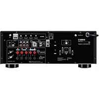 Yamaha Black Channel AV Receiver With 8K HDMI And MusicCast | Electronic Express