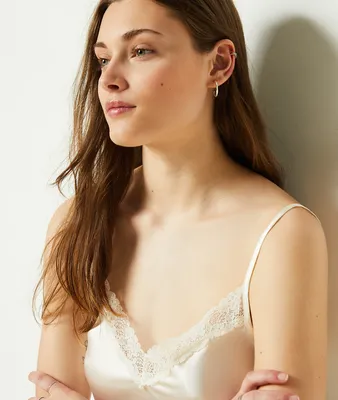 Caraco en soie - Milky - - Ecru - Femme