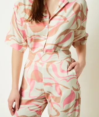 Pantalon de pyjama imprimé - Sunrise - - Ecru - Femme