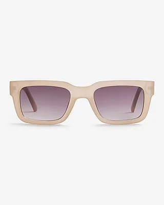 Square Frame Sunglasses Women's Neutral