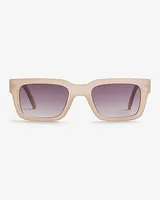 Square Frame Sunglasses Women's Neutral