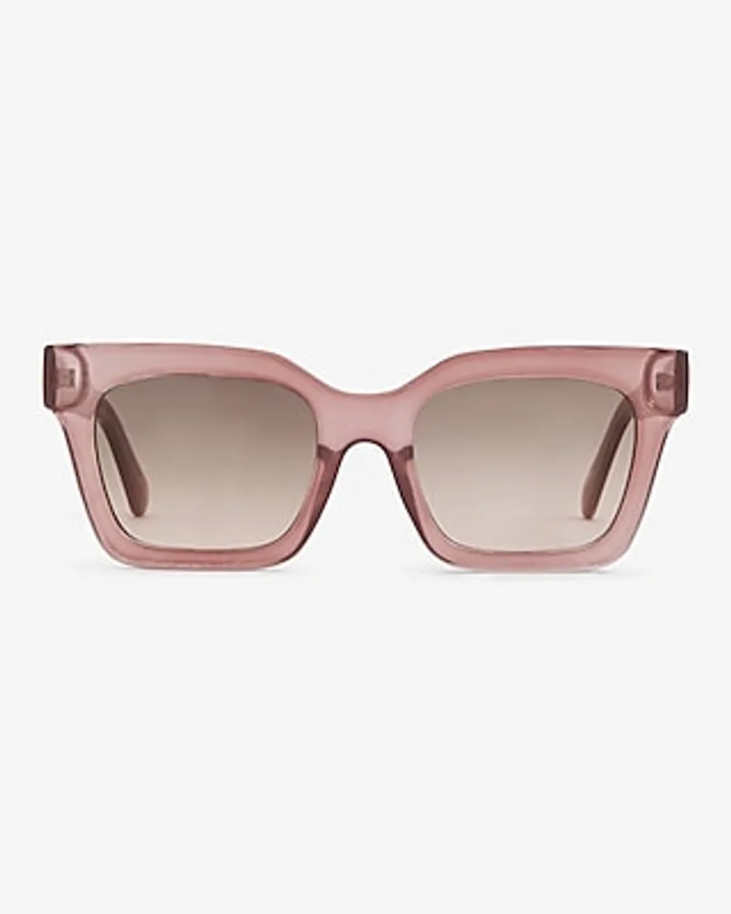 Embedded Wire Square Sunglasses