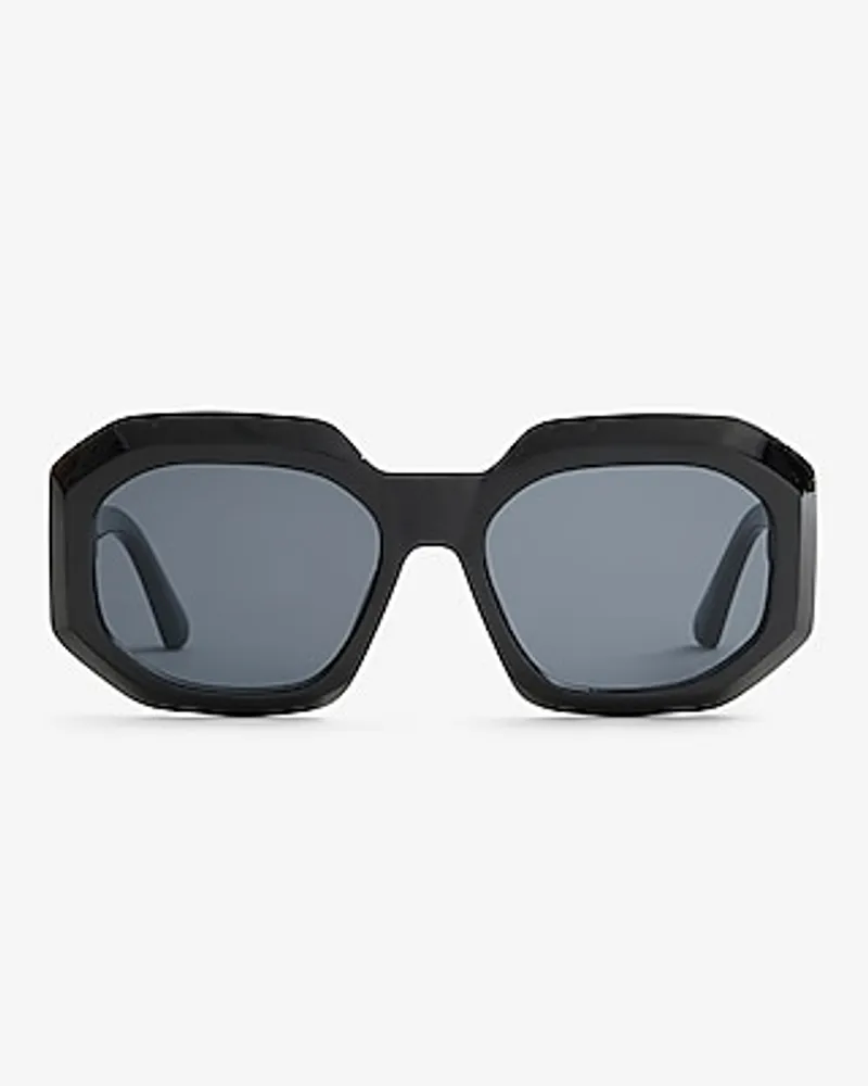 Angular Square Frame Sunglasses