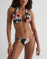 Convertible Halter Neck Body Contour Swim Top Multi-Color Women's