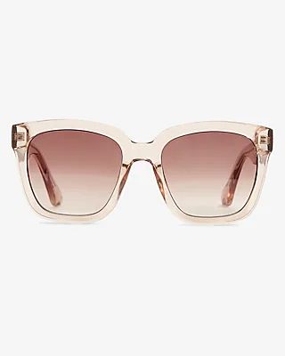 Clear Frame Sunglasses Women's Neutral