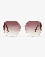 Round Gold Metal Frame Sunglasses