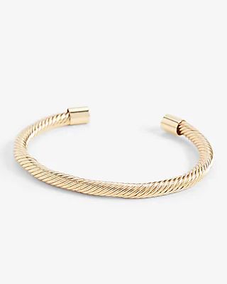 Textured Cuff Bracelet Women's Gold