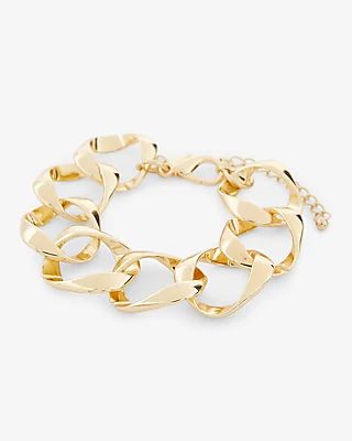 Gold Bold Chain Bracelet