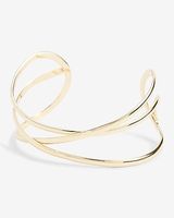 Intertwined Cuff Bracelet Women's Gold