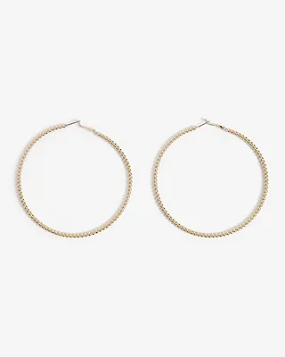 Textured Hoop Earrings