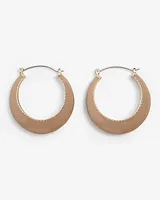 Thick Painted Hoop Earrings