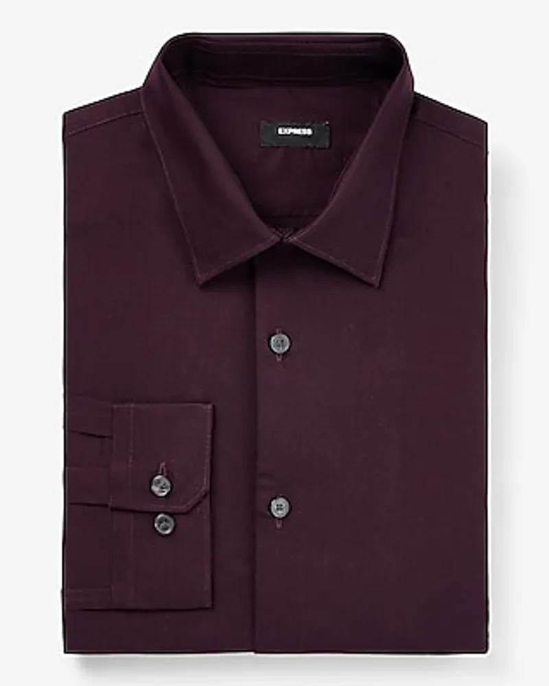 Classic Solid Stretch 1Mx Dress Shirt Men's