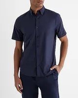 Slim Wrinkle-Resistant Short Sleeve Performance Shirt Men's Tall