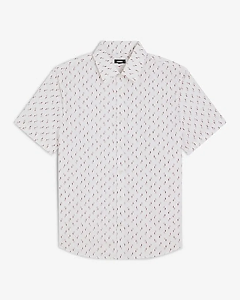 Mini Geo Short Sleeve 1Mx Dress Shirt