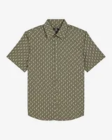 Mini Geo Short Sleeve 1Mx Dress Shirt Men's