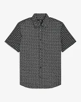 Dot Print Short Sleeve 1Mx Dress Shirt