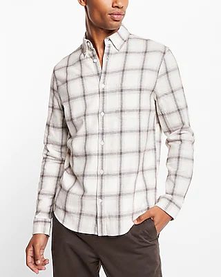 Plaid Stretch Flannel Shirt