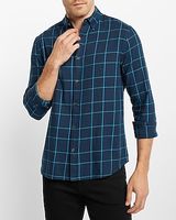 Plaid Stretch Flannel Shirt Men's