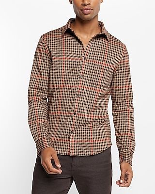 Houndstooth Sweater Flannel