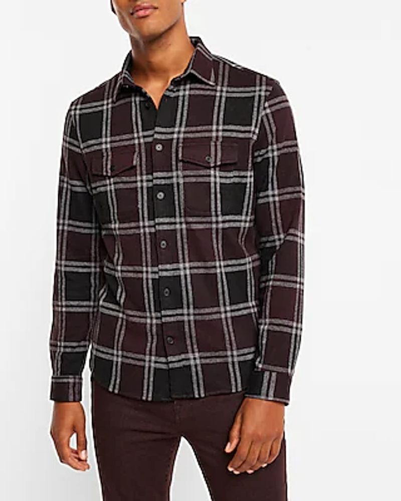 Plaid Sweater Flannel