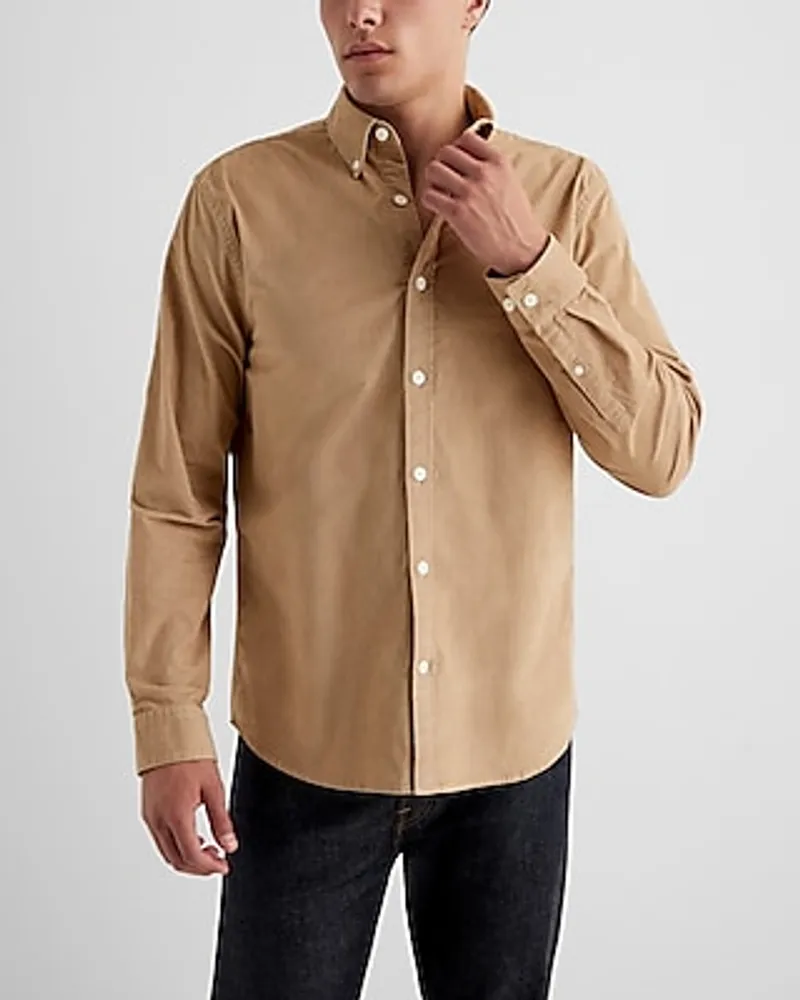 Herringbone Stretch Corduroy Shirt