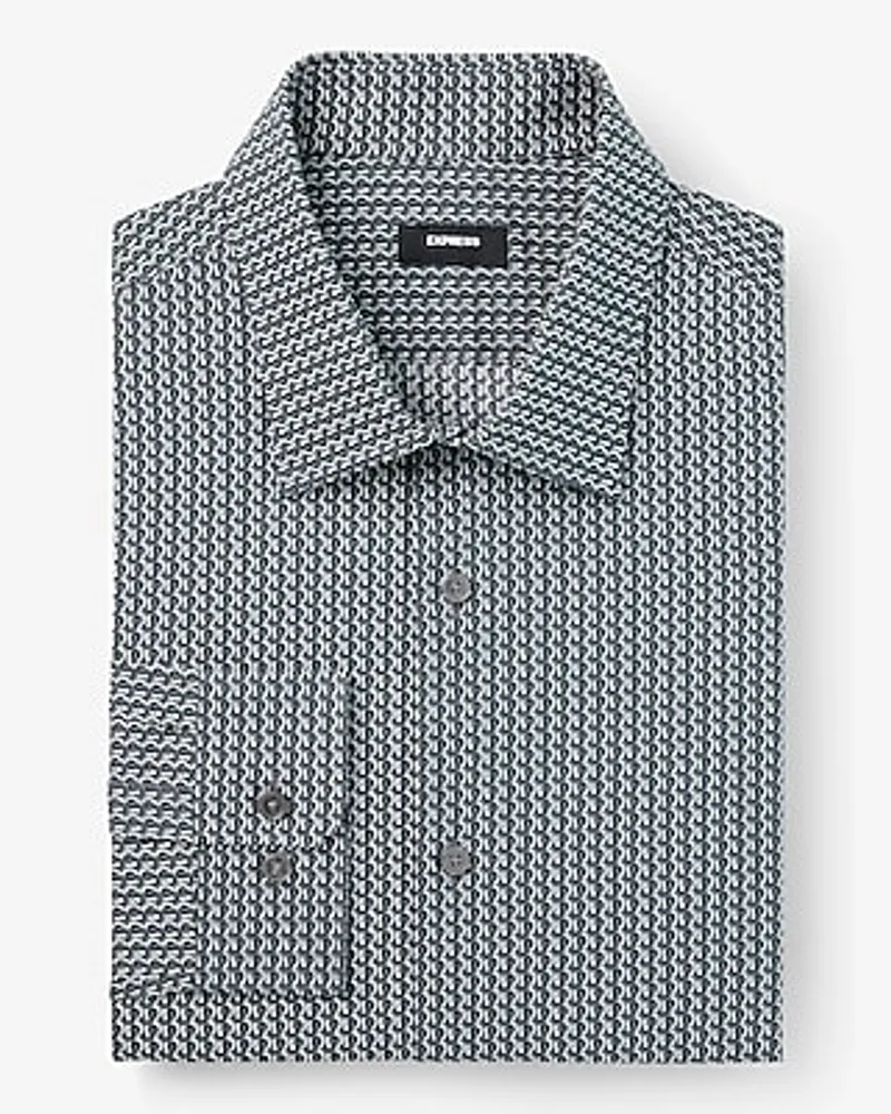 Classic Hook Geo Stretch 1Mx Dress Shirt